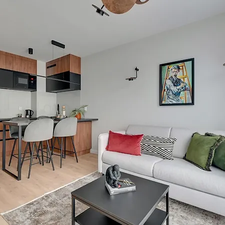 Lion Apartments - Mloda Polska Nowe Apartamenty Z Parkingiem Sopot Esterno foto