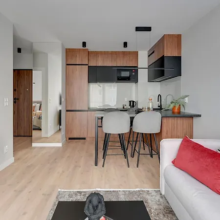 Lion Apartments - Mloda Polska Nowe Apartamenty Z Parkingiem Sopot Esterno foto