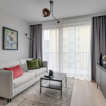 Lion Apartments - Mloda Polska Nowe Apartamenty Z Parkingiem Sopot Esterno foto